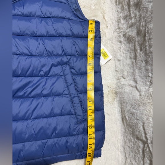 Cole Haan Signature Mens Puffer, Quilted Vest, Navy Blue Large - Picture 13 of 16